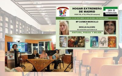 Presentación de Carmen Morcillo en el Hogar Extremeño de Madrid